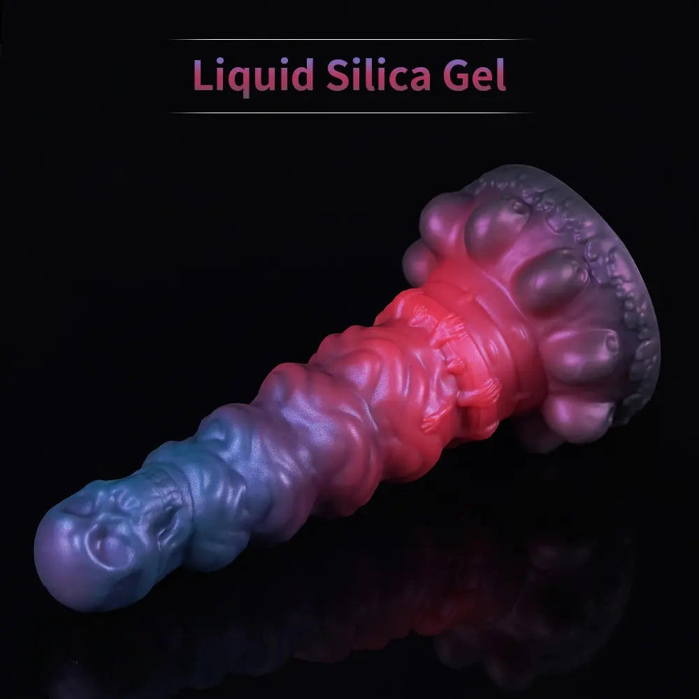 Premium Silicone Soft Anal Plug Octopus Tentacle Dildo Fantasy Cock Sex Toy