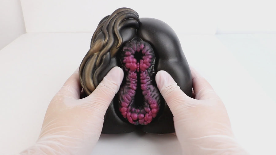 Butt Masturbator Hahama Horse Dual Channel Silicone