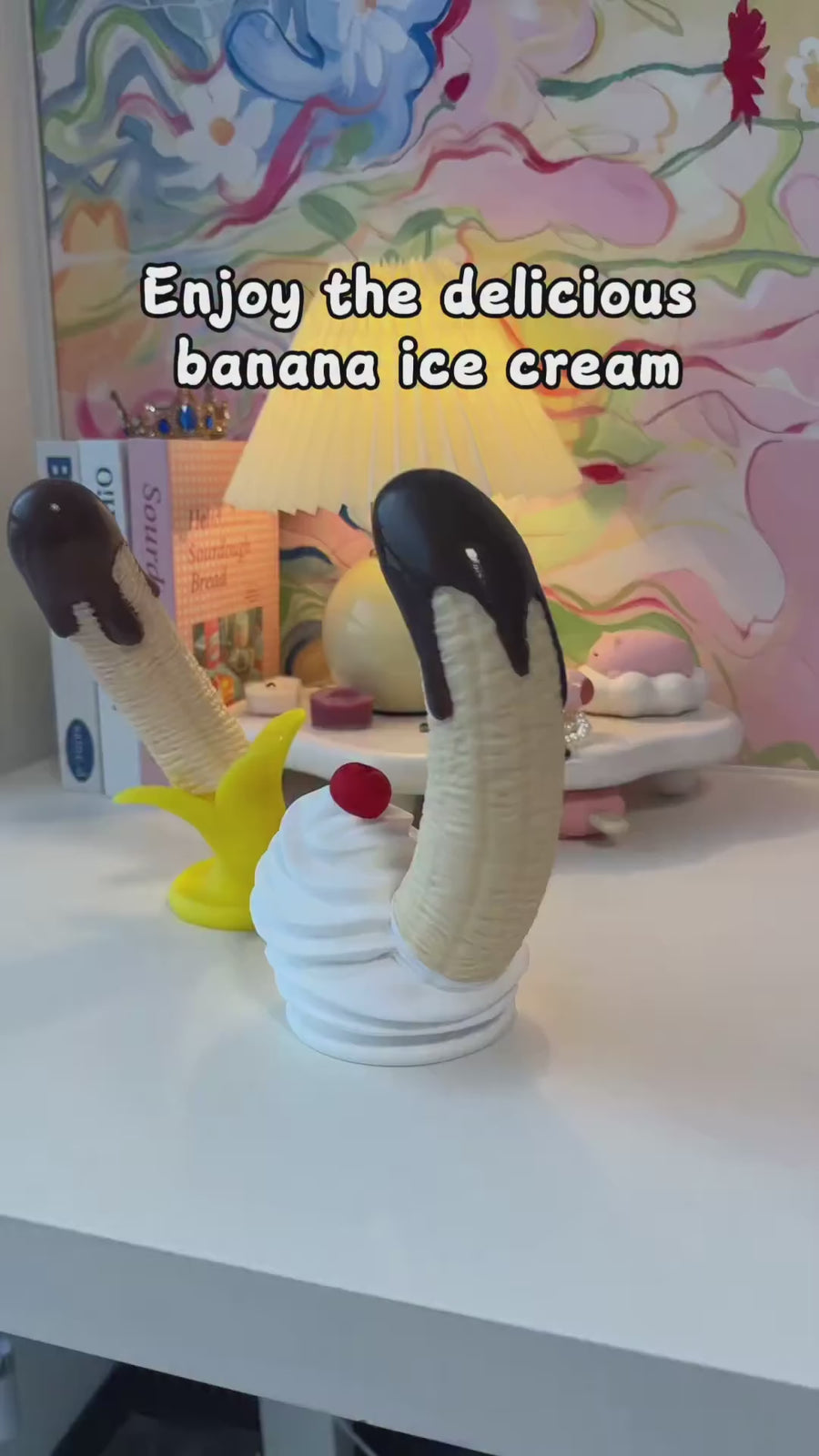 Chocolate Banana Silicone Dildo