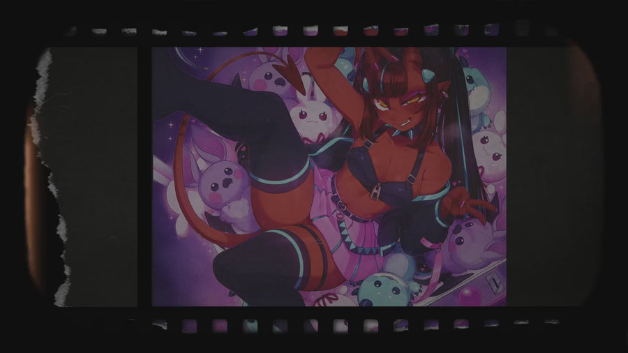 Meru the Succubus Red Skin Hentai Figure Sex Doll