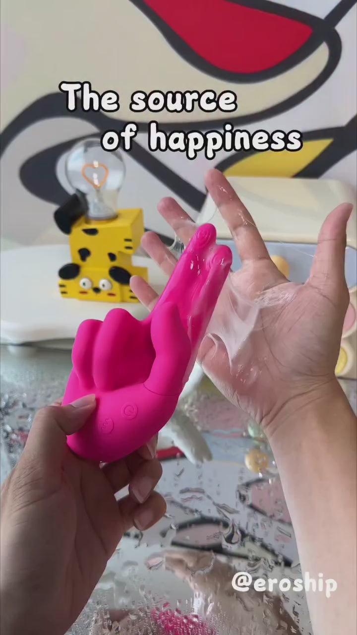 Realistic Finger Flapping Clitoris G Spot Vibrator