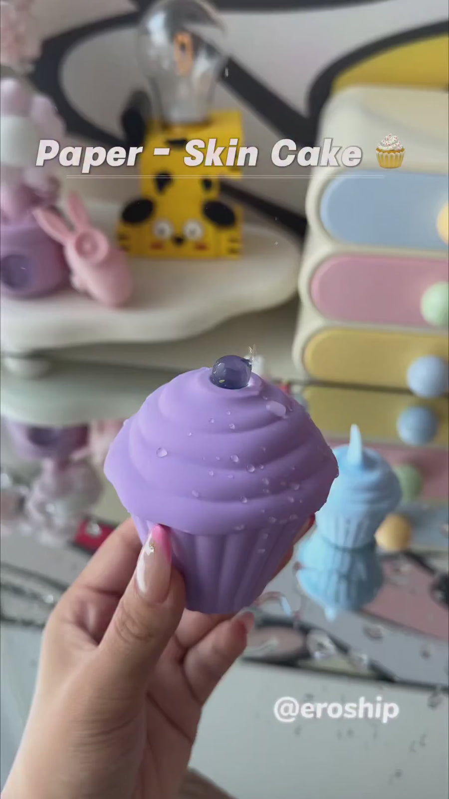 Ice Cream Cupcake Vibrating Clitoral Stimulator