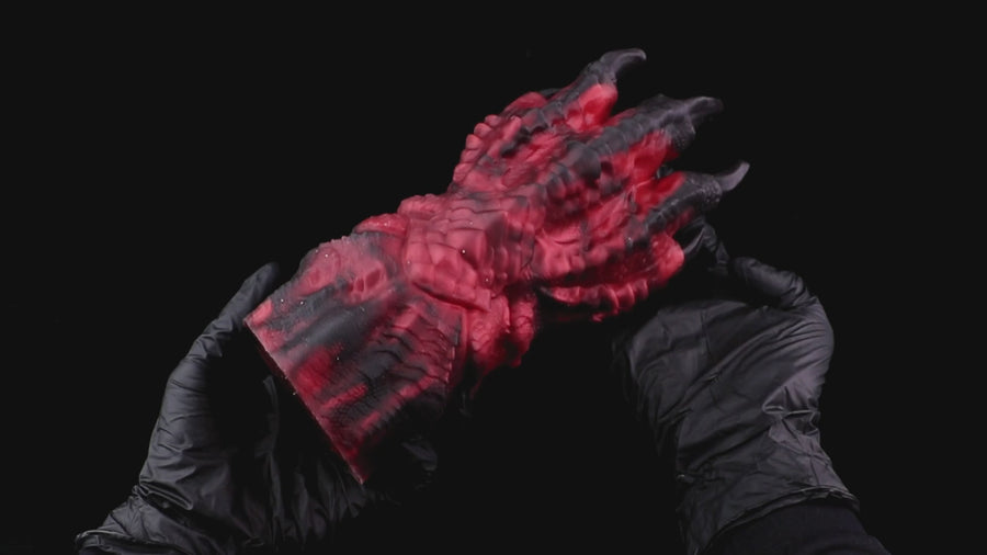 Paw Masturbator Cindrak Crimson Claw Red Black Dragon Demon