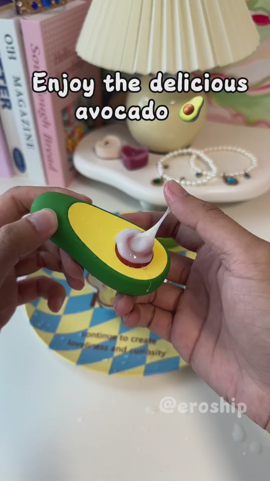 Avocado-Shaped Clitoral Sucker Stimulator Vibrator