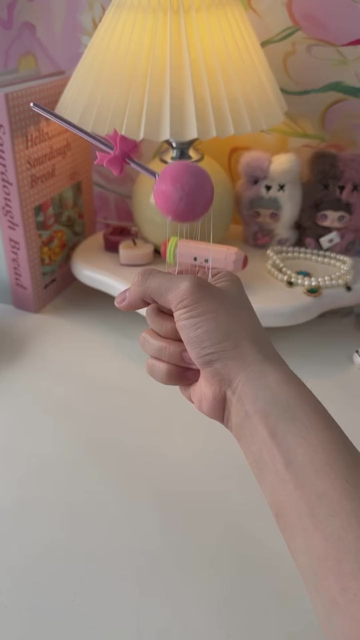 Lollipop Vibrator 10-Frequency Strong Shock Double-Headed Available Point Tide AV Stick product demo