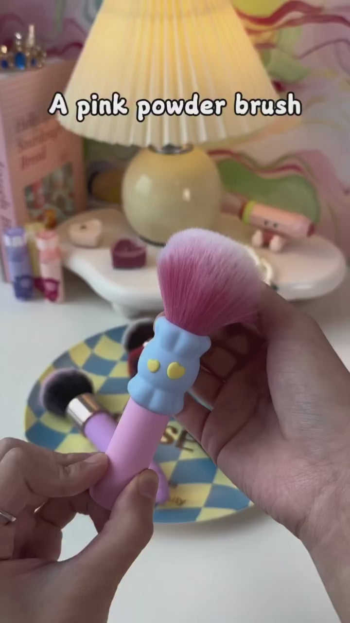 Mini Cute Emoji Makeup Brush 10-Frequency Vibrator