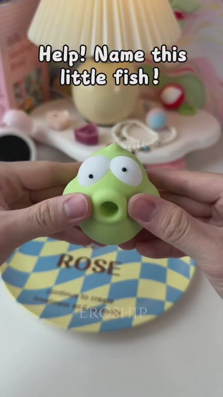 Rose Island Kissing Fish Melt Suction & Vibrating Toy