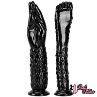 13.38in 13.58in Hands Feet Big Black Thick Dildo Masturbator