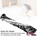 13.38in 13.58in Hands Feet Big Black Thick Dildo Masturbator