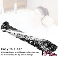 13.38in 13.58in Hands Feet Big Black Thick Dildo Masturbator
