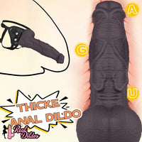 10.62in Silicone Large Soft Dildo Oversized Cock With Realistic Skin Texture