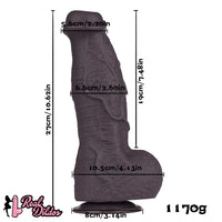 10.62in Silicone Large Soft Dildo Oversized Cock With Realistic Skin Texture