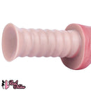 11.02in Real Feeling Double Layer Silicone Soft Handle Handhold Cock Dildo