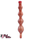 10.5in Big Vibrating Silicone Soft Pulling Beads G Spot Odd Dildo With 3 Motors