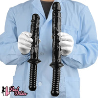 12.6in 15.15in Big PVC Sword Dildo With handle Anal Masturbator For Men