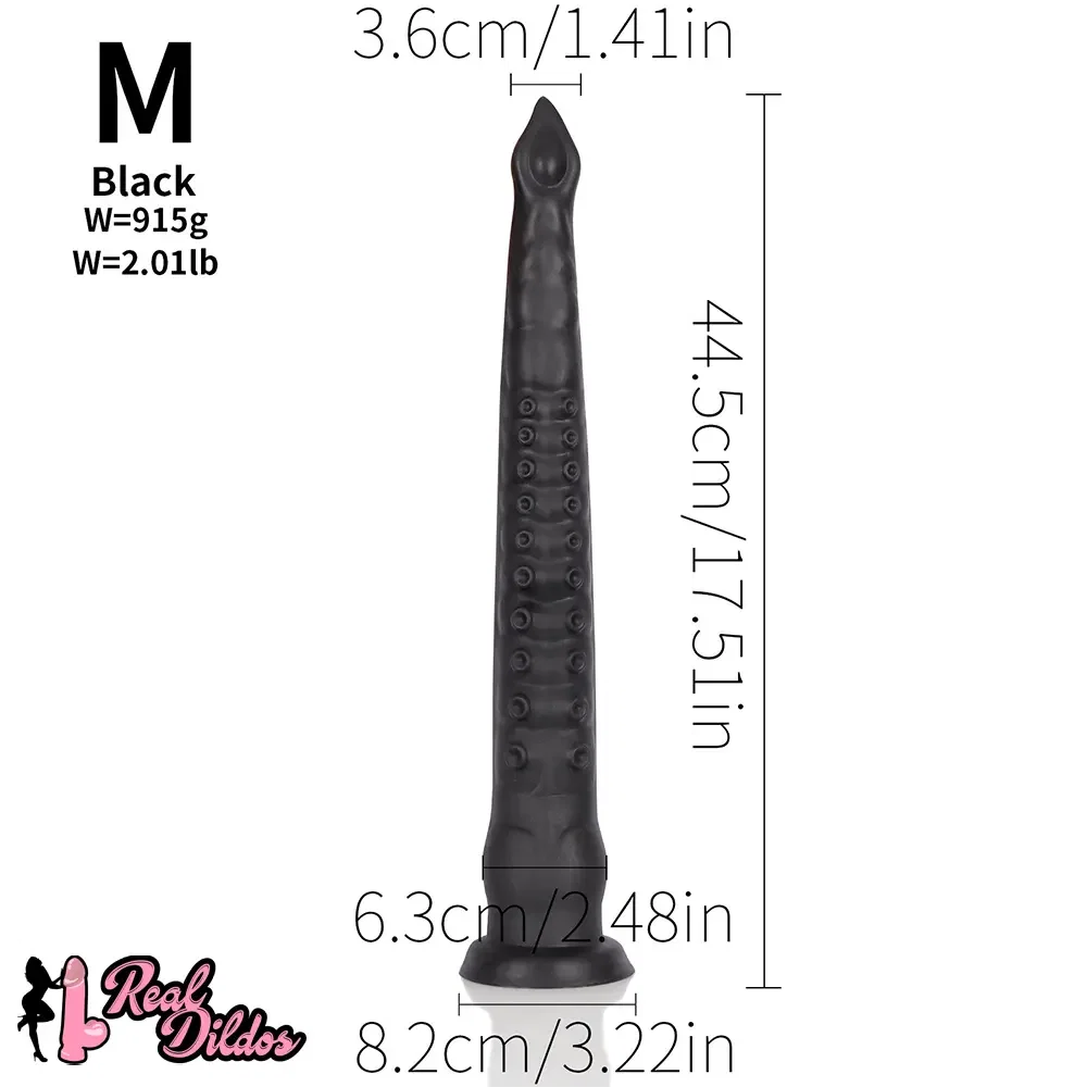 12.2in 17.51in 21.45in Long Tentacle Monster Huge Silicone Dildo