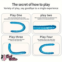 13.2in 16.9in Long Big Double Sided Dildo For Women Men Deep Fast Play