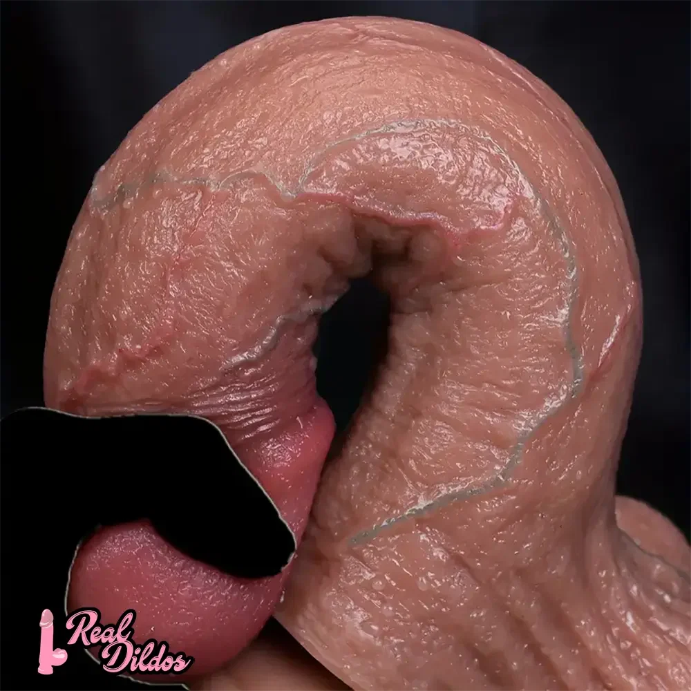 10in Realistic Soft Big Dildo Real Veins Adult Simulation Cock Anal Sex Toy