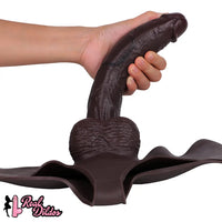 10.1in Hollow Strap on Dildo Panty For G-Spot Vaginal & Anal Stimulation