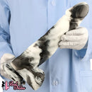13.38in Black White Mixed Color PVC Extra Huge Long Thick Women Dildo