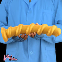 13.18in Gold Silicone Extra-long Thread Huge Dildo For Female Pleasure