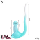 12.8in 15.35in Dinosaur Silicone Soft Big Glowing Dildo For Women Anal Sex