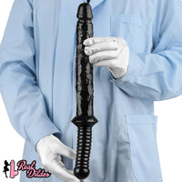 12.6in 15.15in Big PVC Sword Dildo With handle Anal Masturbator For Men