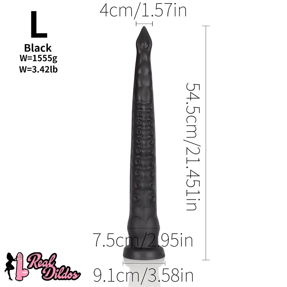 12.2in 17.51in 21.45in Long Tentacle Monster Huge Silicone Dildo