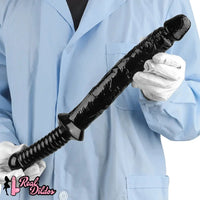 12.6in 15.15in Big PVC Sword Dildo With handle Anal Masturbator For Men