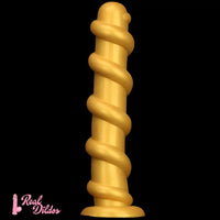 13.18in Gold Silicone Extra-long Thread Huge Dildo For Female Pleasure