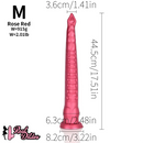 12.2in 17.51in 21.45in Long Tentacle Monster Huge Silicone Dildo