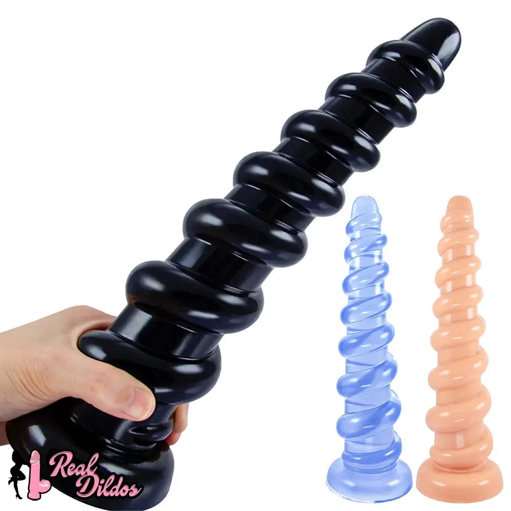 10.8in Graduated Beads PVC Women Men Large Anal Dildo Butt Plug