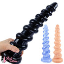 10.8in Graduated Beads PVC Women Men Large Anal Dildo Butt Plug