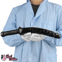 12.6in 15.15in Big PVC Sword Dildo With handle Anal Masturbator For Men