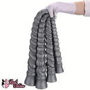 13.77in 15.74in 17.71in 19.68in Long Screw Anal Whip Huge BDSM Soft Dildo