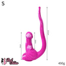12.8in 15.35in Dinosaur Silicone Soft Big Glowing Dildo For Women Anal Sex