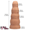 12.79in Huge Foreskin Anal G Spot Lifelike Thick PVC Uncut Dildo