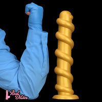 13.18in Gold Silicone Extra-long Thread Huge Dildo For Female Pleasure