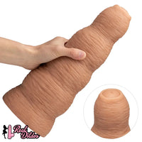 12.79in Huge Foreskin Anal G Spot Lifelike Thick PVC Uncut Dildo