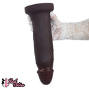 10.23in Big Realistic Skin Silicone Soft Dildo Meaty Feeling G-Spot Stimulator