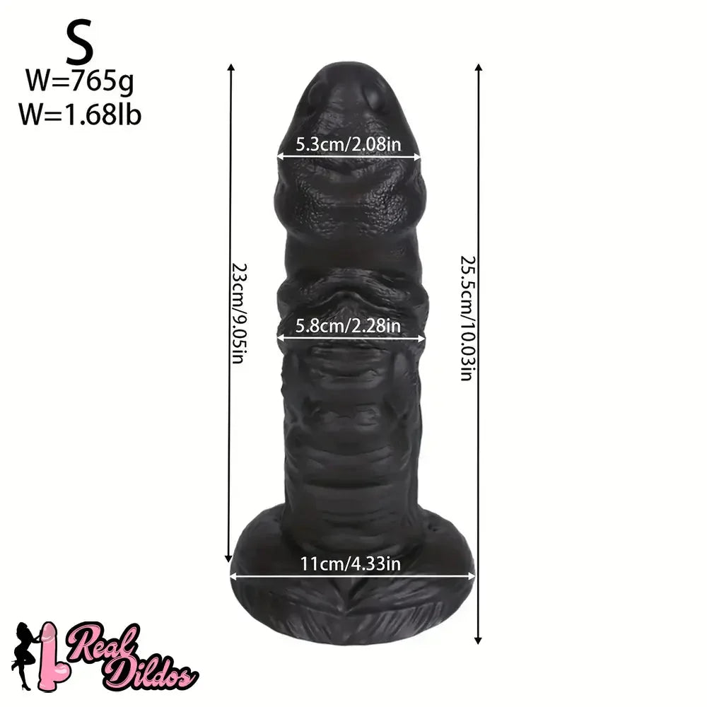 10.03in 11.41in 13.38in Monster Creature Fantasy Huge Realistic PVC Dildo
