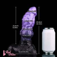 10.15in Dual Density Silicone Knot Monster Dildo G-Spot Anal Love Gift