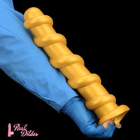 13.18in Gold Silicone Extra-long Thread Huge Dildo For Female Pleasure