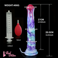 11.61in Soft Silicone Animal Horse Ejaculating Large Dildo For Men Sex