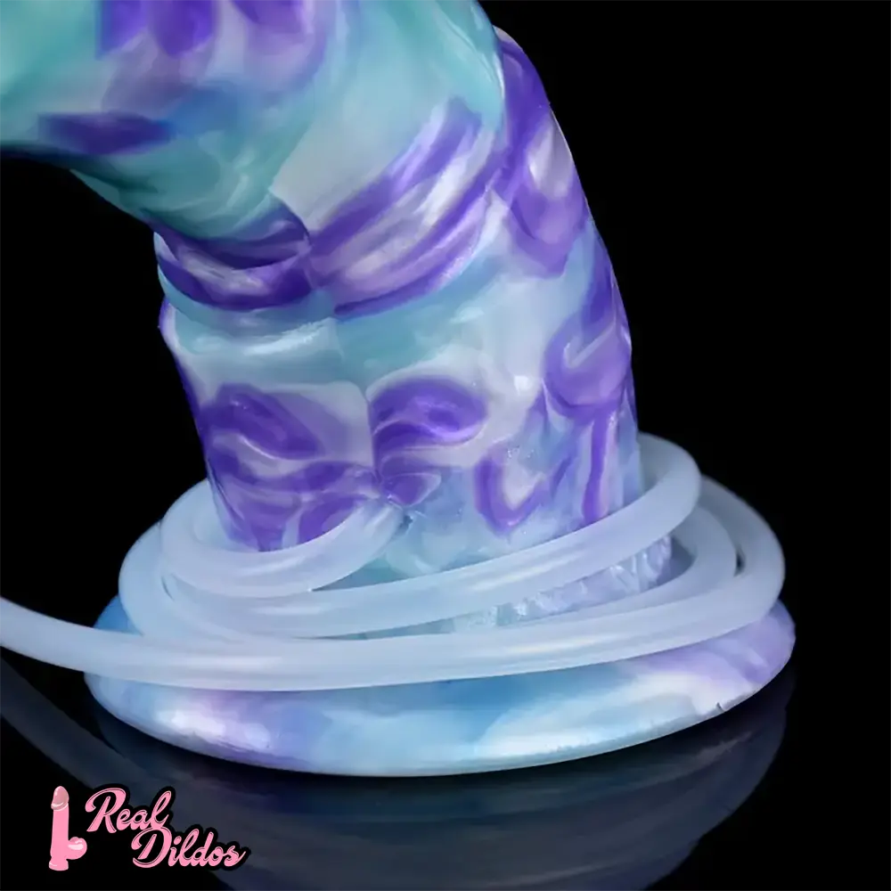 11.61in Soft Silicone Animal Horse Ejaculating Large Dildo For Men Sex