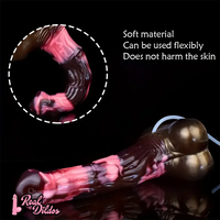 10.43in Soft Silicone Animal Horse Squirting Large Dildo For Vagina G-spot