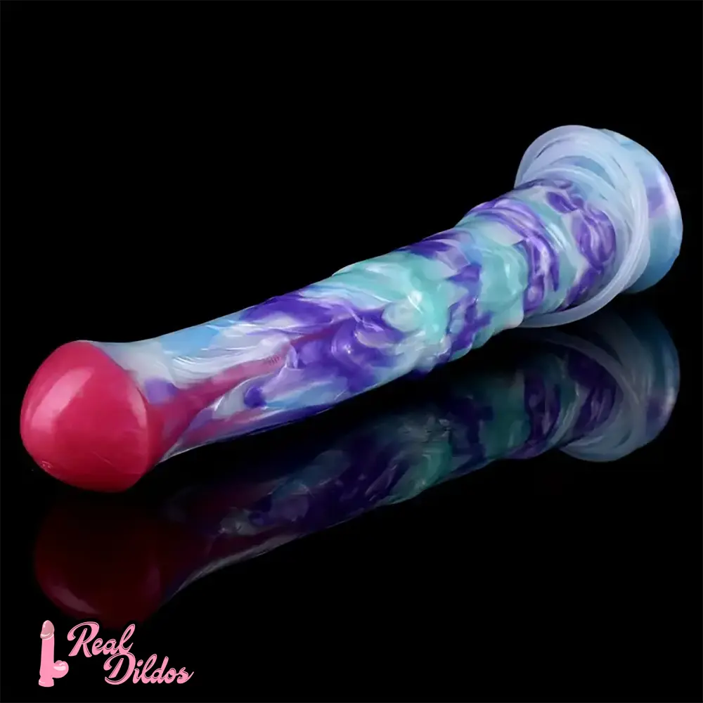 11.61in Soft Silicone Animal Horse Ejaculating Large Dildo For Men Sex