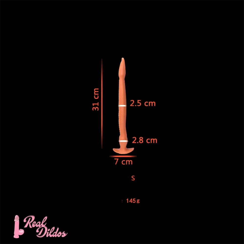 12.2in 15.94in 20.87in Snake Long Huge Animal Luminous Dildo For Anus