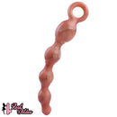 10.5in Big Vibrating Silicone Soft Pulling Beads G Spot Odd Dildo With 3 Motors