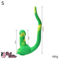 12.8in 15.35in Dinosaur Silicone Soft Big Glowing Dildo For Women Anal Sex